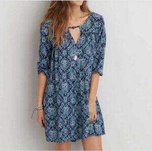 American Eagle Paisley Dress S Cottagecore Grannycore Boho Prairie A Line